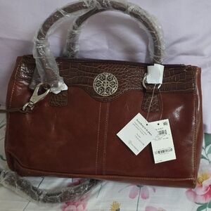 Brown Leather Handbag